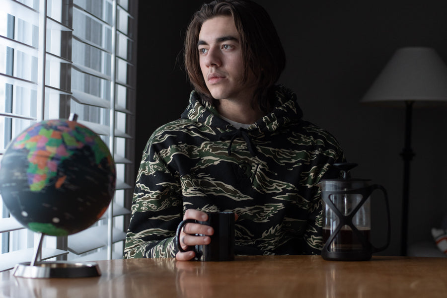 Monogram Hoodie - Tiger Camo