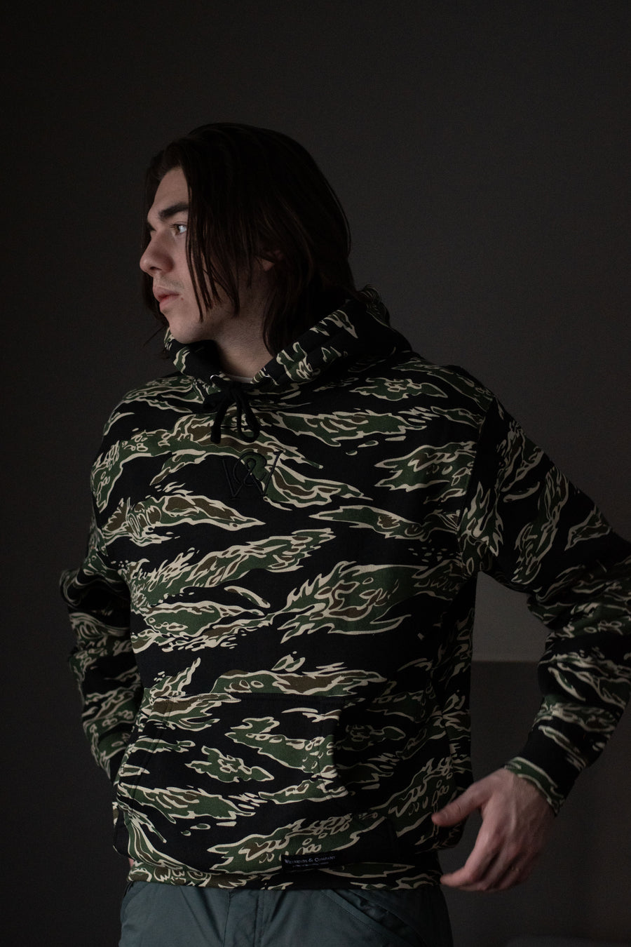 Monogram Hoodie - Tiger Camo