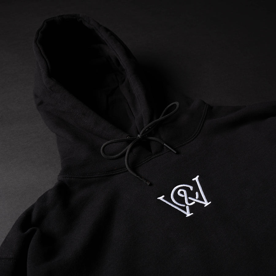 Monogram Hoodie - Black
