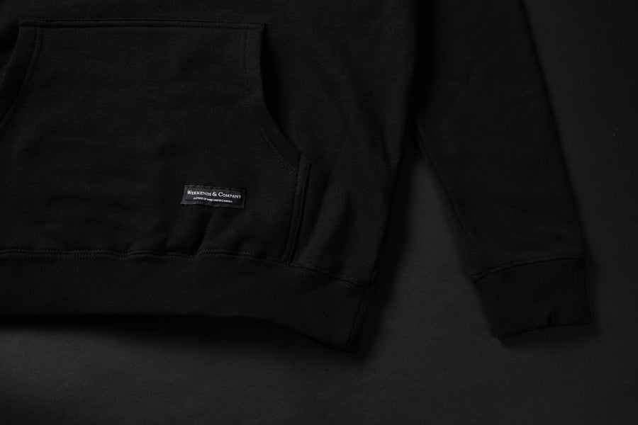 Monogram Hoodie - Black