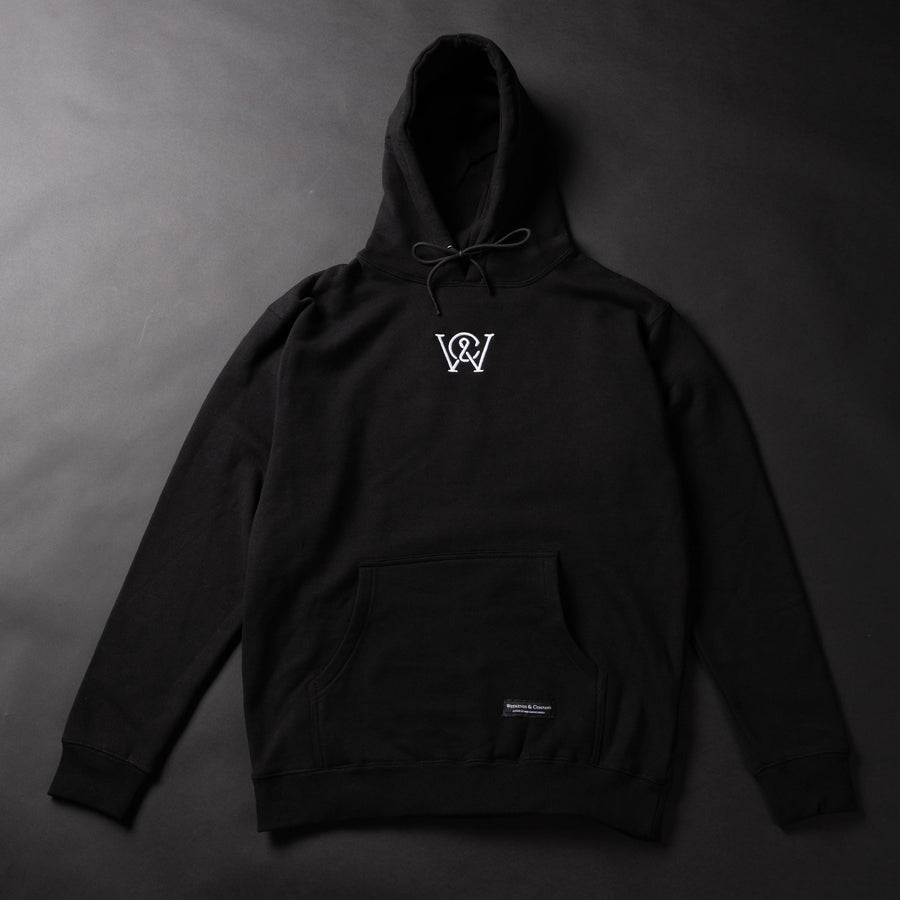 Monogram Hoodie - Black