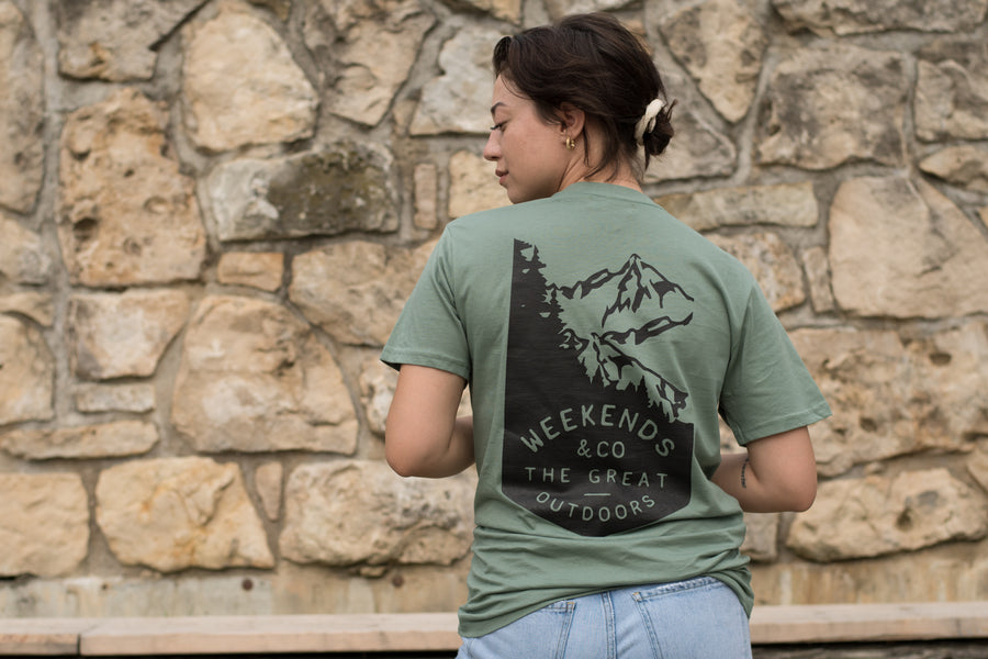 True North Strong Tee - Sage