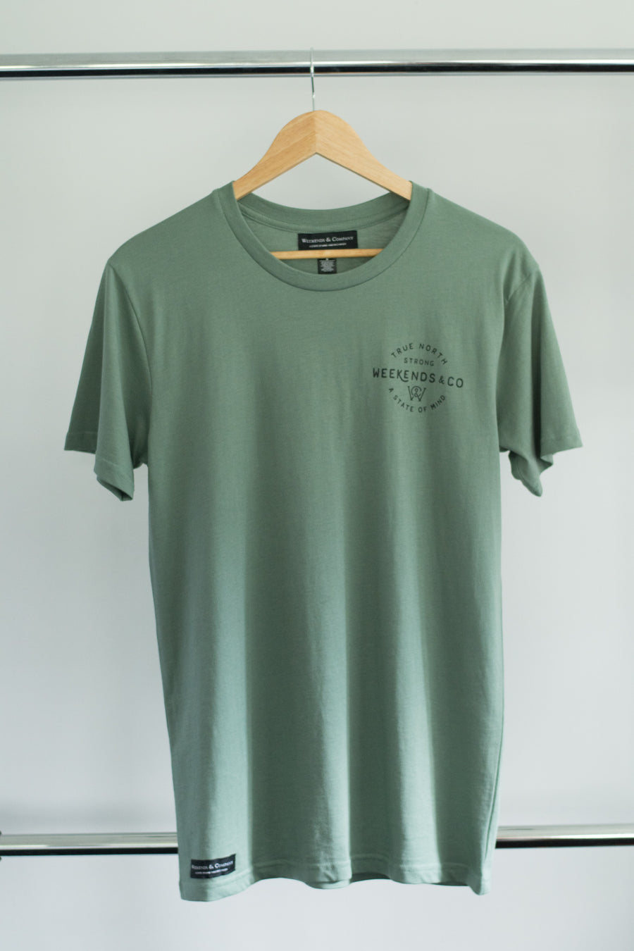 True North Strong Tee - Sage