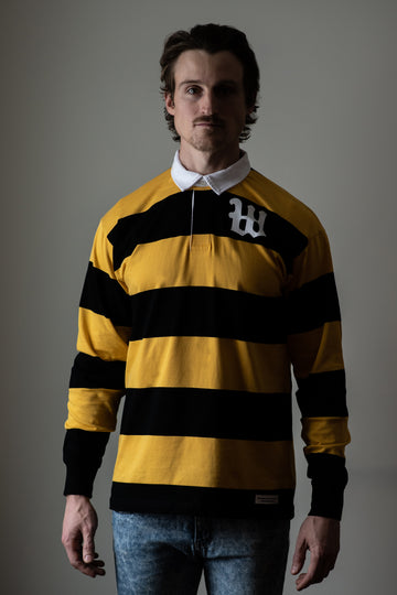 Weekends Rugby Jersey - Honey Bee Yellow