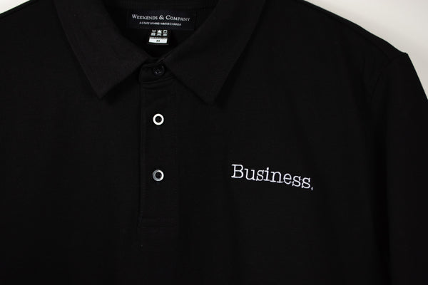 Business Party Polo - Black