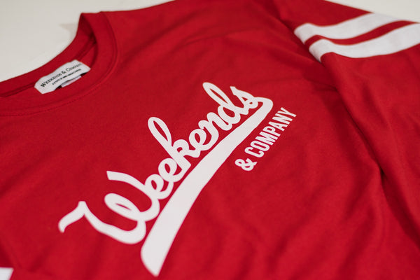 Major League L/S Tee - Red