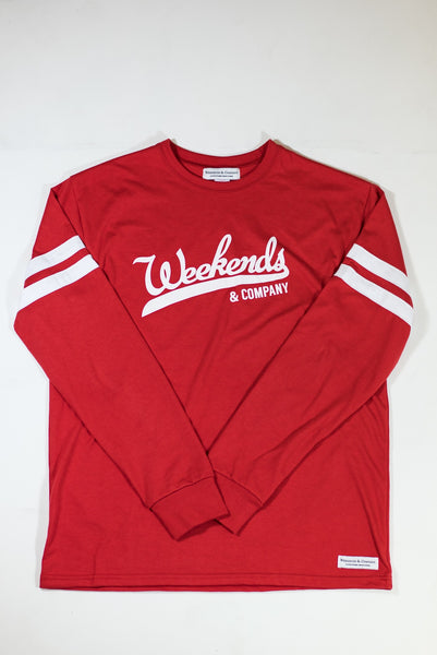 Major League L/S Tee - Red
